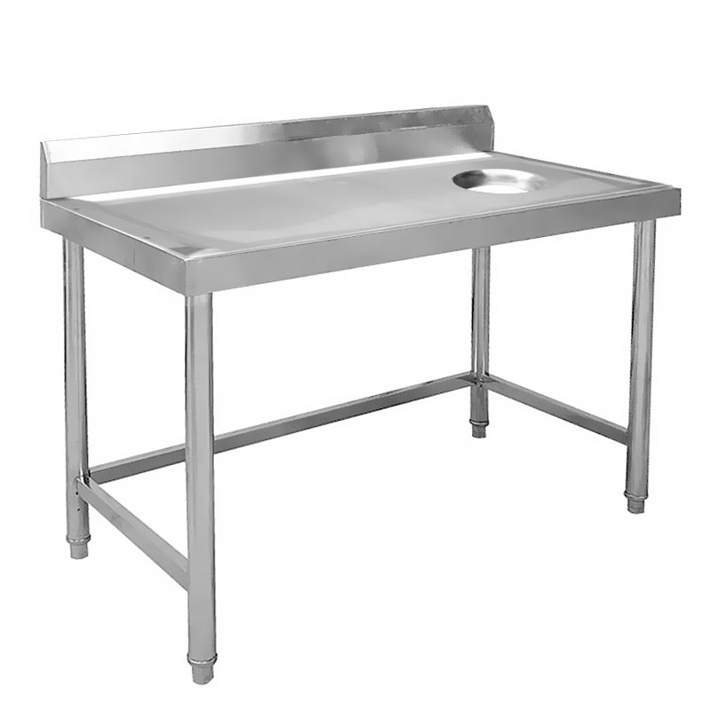 港迪豪厨房不锈钢剖杀台杀鱼台收残台定制加厚