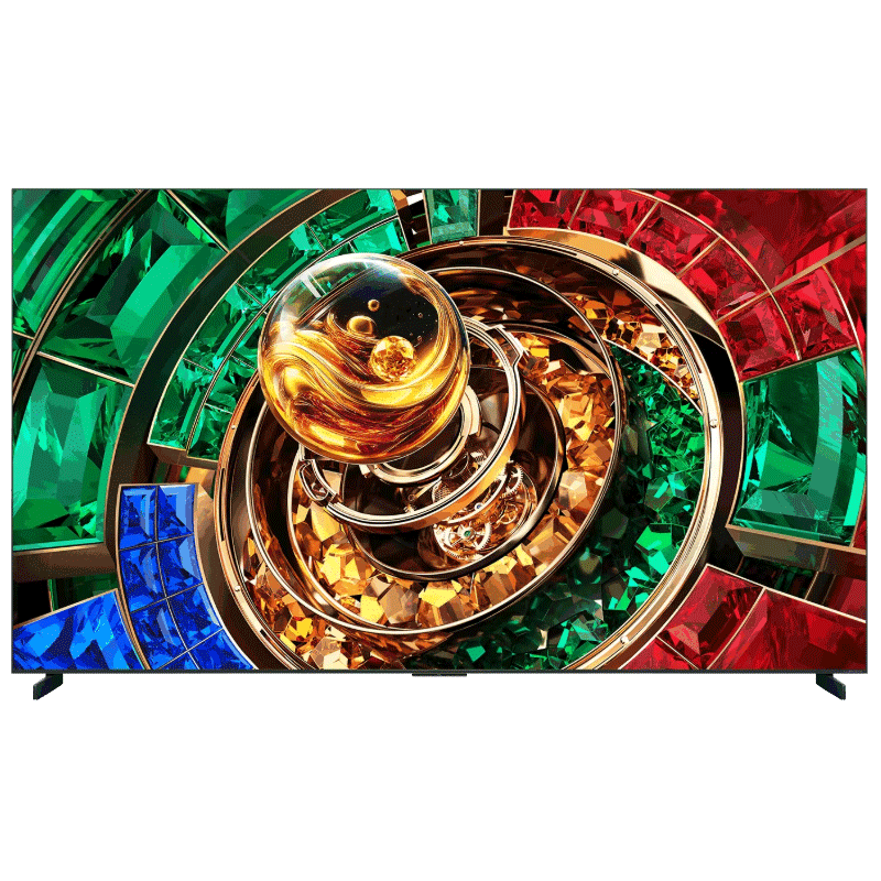 TCL85Q10M Ultra 85英寸超高清Mini LED智能电视银河蓝金属边框HDR语音控制一级能效