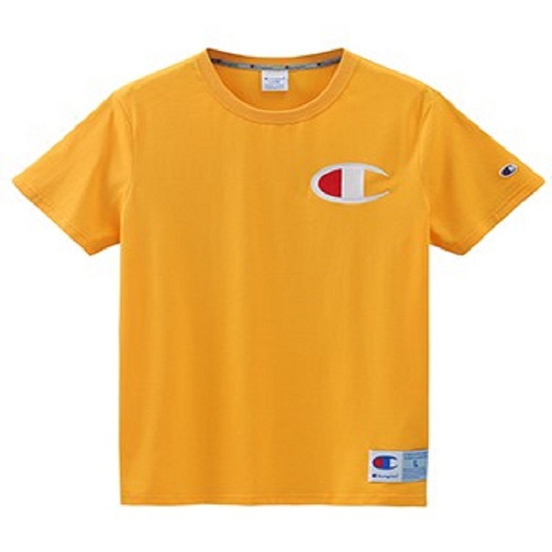 champion正品冠军夏季刺绣大c短袖潮流男女纯棉t恤宽松休闲运动衫潮流