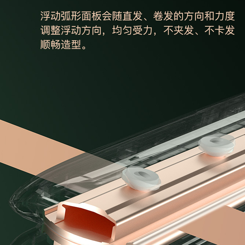 雷瓦千万级负离子直板夹卷直两用RB-8350