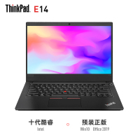 【可装Win7】联想ThinkPad E14 16CD 14英寸轻薄便携商务笔记本电脑 十代i5-10210U 定制16G内存 256G固态+1TB机械 FHD屏1920*1080