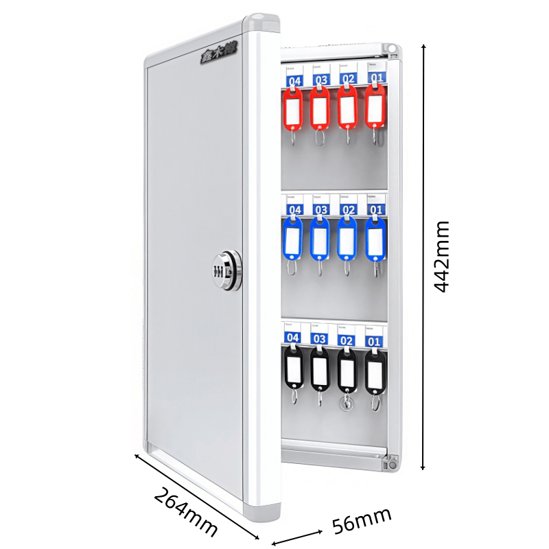 鑫木樽密码锁钥匙箱48位个高清大图