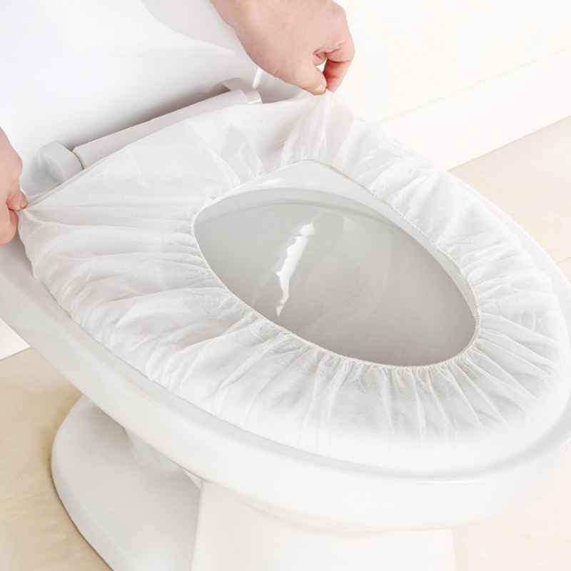 旅行家用粘贴便携加厚防水坐便套孕产妇马桶垫一次性无纺布马桶套
