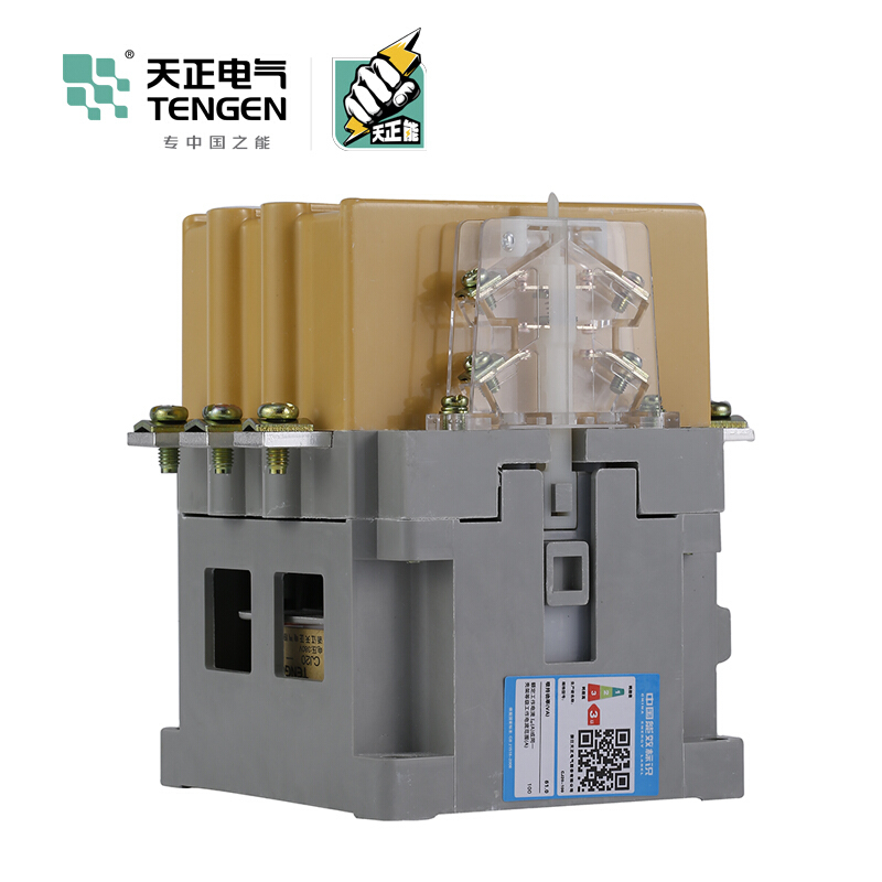 天正电气 CJ20-100A 380V 3NO 2NO+2NC 50Hz 3P 02010030005 交流接触器