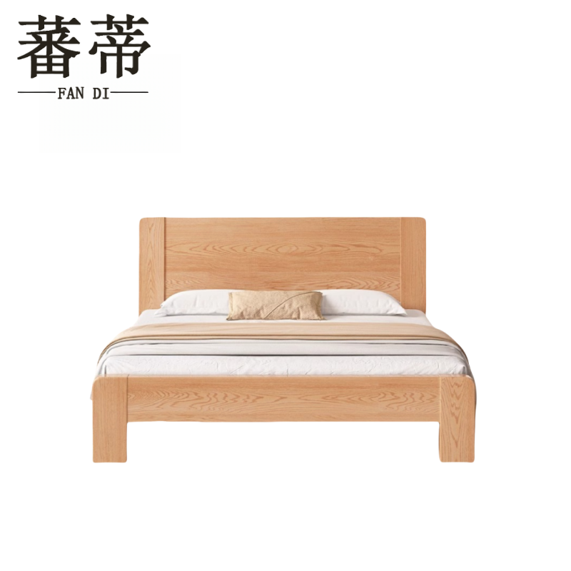 蕃蒂双人床1.8米+床垫组高清大图