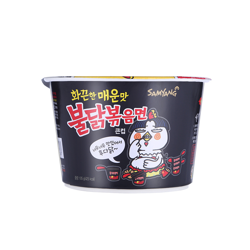 【大碗105克】三养（Samyang）辣火鸡经典原味大碗面杯面 105g/碗 干拌面 泡面 方便速食 韩国进口 进口食品