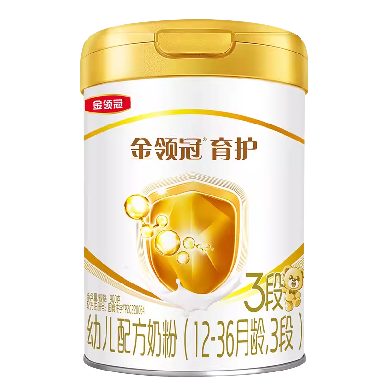 伊利(YILI)金领冠育护幼儿配方奶粉3段900g