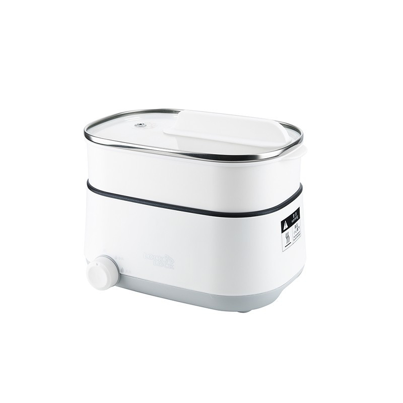 乐扣乐扣(Lock&Lock) EJR227WHT 多功能电煮锅 1.8L PP+合金铝+钢化玻璃 单台装