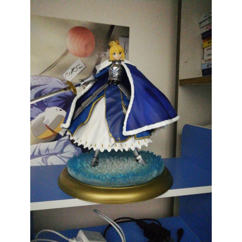 国产fate Grand Order Saber 豪华版吾王骑士棉被王塞巴手办模型26cm高棉被王国产手办图片 高清实拍大图 苏宁易购