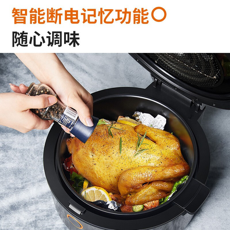 九阳(Joyoung) 空气炸锅 KL55-VF531家用5.5L大容量多功能可视电炸锅智能定时温控薯条炸鸡干炸锅