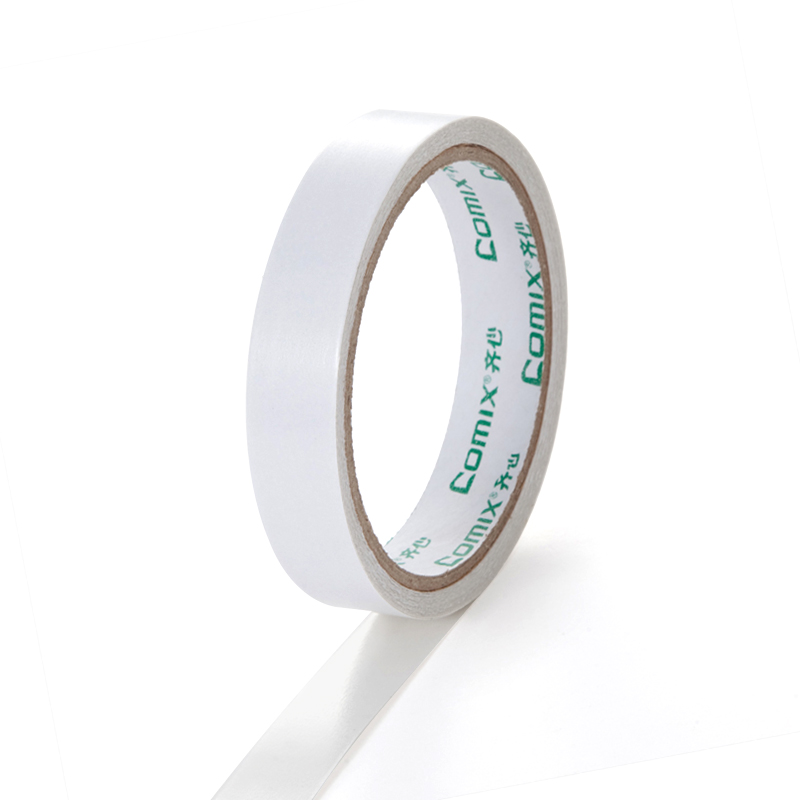 齐心 MJ1810 双面棉纸胶带 白 18mm*10y 单位:卷高清大图