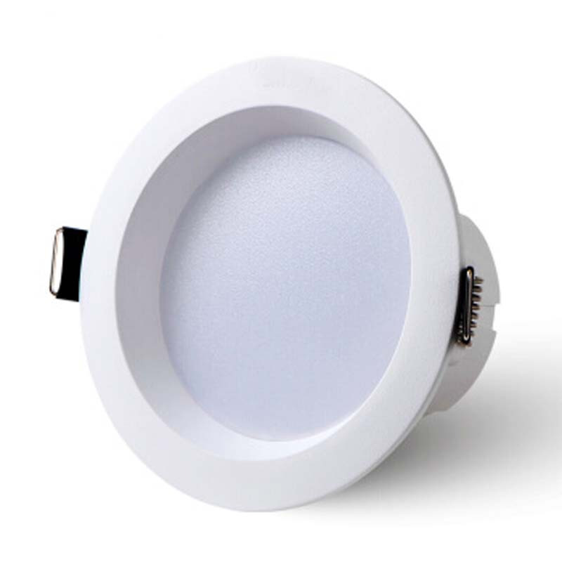 捷能新源 N0324-0373 LED嵌入式筒灯3.5W 3000K 8-8.5开孔天花灯 象牙白色
