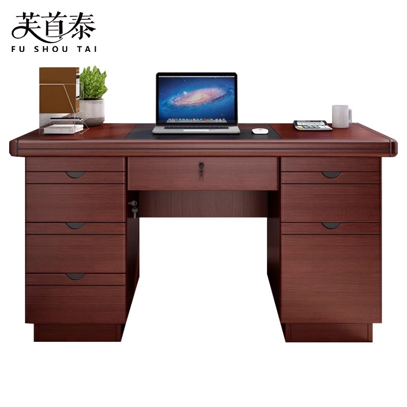 芙首泰1.6米办公桌木质张高清大图