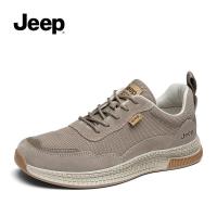 JEEP SPIRIT 吉普男鞋秋季2021年新款网面透气男士运动鞋百搭休闲鞋子潮鞋
