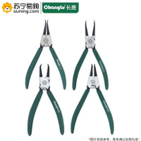 长鹿(Changlu)专业级4件套浸塑挡圈钳组套 603907 7寸