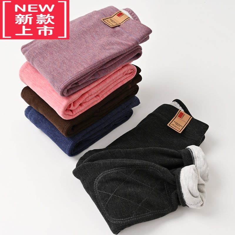 可莉允美雅碧儿童高腰护肚保暖裤 打底裤 男女童双层恒温棉裤秋冬款童装图片