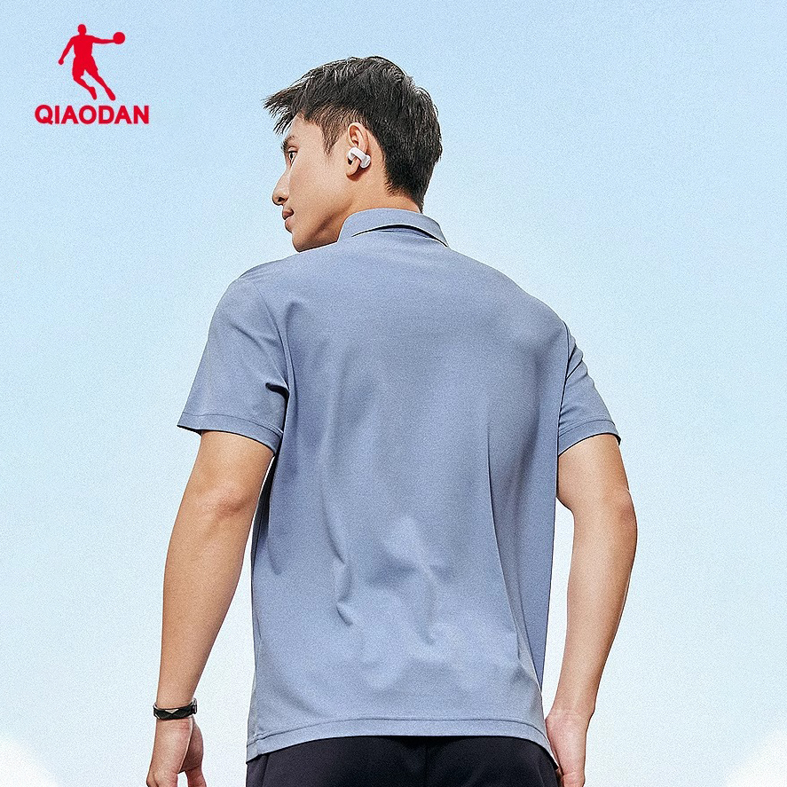 乔丹针织短袖T恤衫POLO商务男士夏季新款商场同款高尔夫透气运动 针织短袖T恤衫 KIS23222349/件高清大图