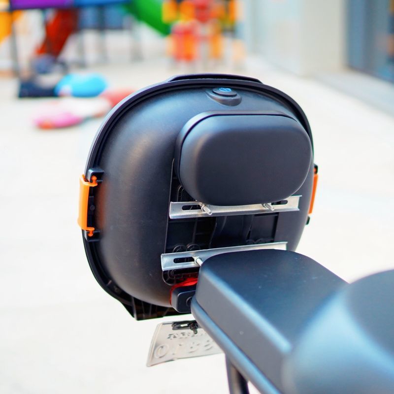 电动车后备箱通用尾箱储物箱雅迪爱玛小电动车后备箱飞碟后背尾箱l