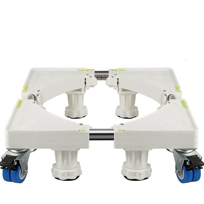 冰箱钢托架子冰柜自动洗衣机移动托架闪电客滑轮底座双缸底架塑料视频