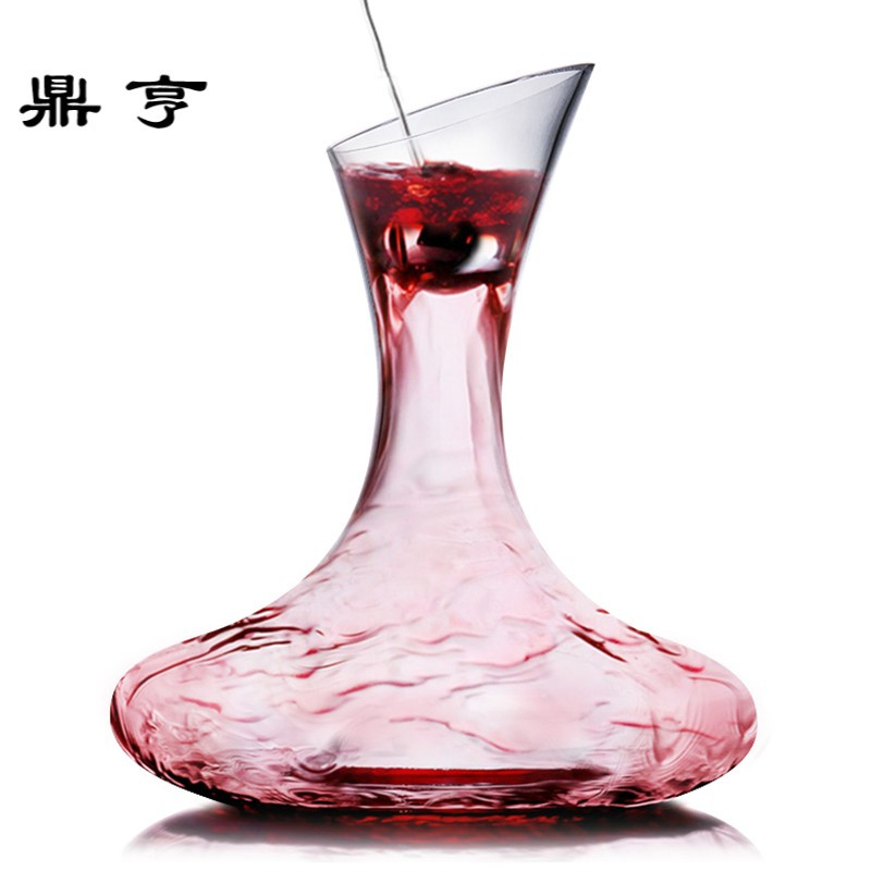 鼎亨无铅水晶玻璃酒壶快速家用红酒葡萄酒分酒器倒酒器套装欧式