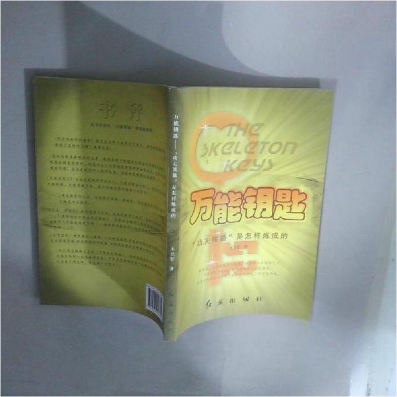 正版新书]万能钥匙--“功夫熊猫”是怎么样炼成的王卫军 著9787高清大图