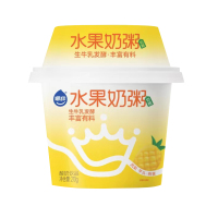 嚼绊水果奶粥210g*2凤梨香芋味 生牛乳发酵 营养美味