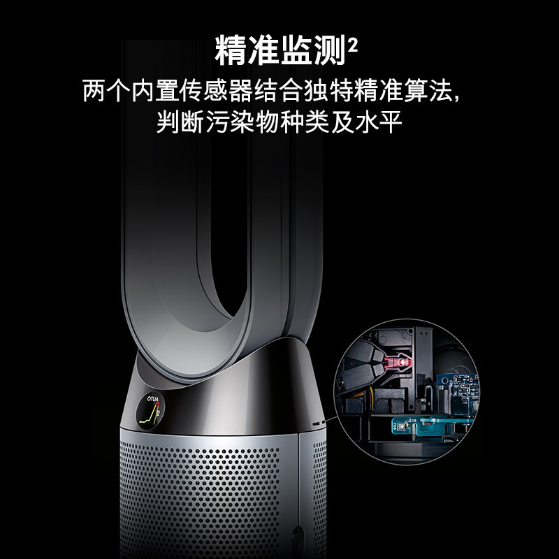 戴森(DYSON)TP05 多功能空气净化循环扇 兼具净化器和风扇功能 监测并除甲醛 整屋净化 银白色