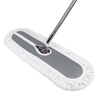 CAJ PT81 平板拖把棉纱拖布尘推拖把平推排拖 拖头长度80CM 杆长120CM