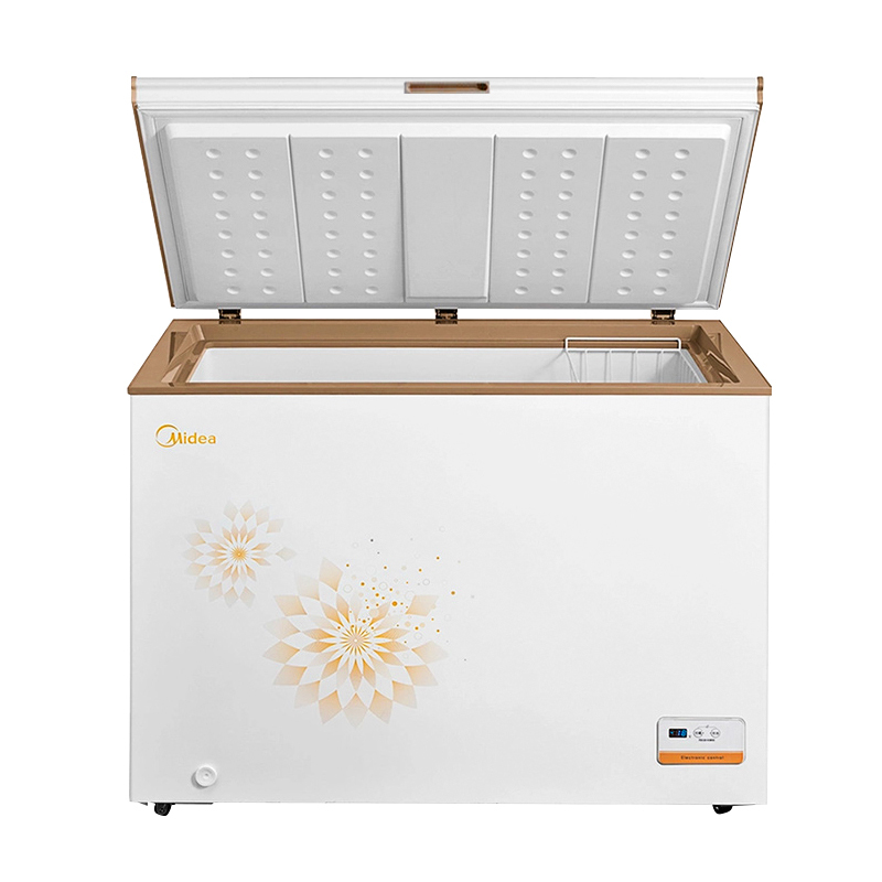 美的 (Midea) BD/BC-368KEM 368升卧式冰柜 单温一室 冷藏冷冻转换冷柜 商用家用 电子温控