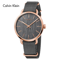 卡尔文·克莱恩(Calvin Klein)手表 EVEN系列 简洁帆布 织物表带 石英男士手表K7B216P3