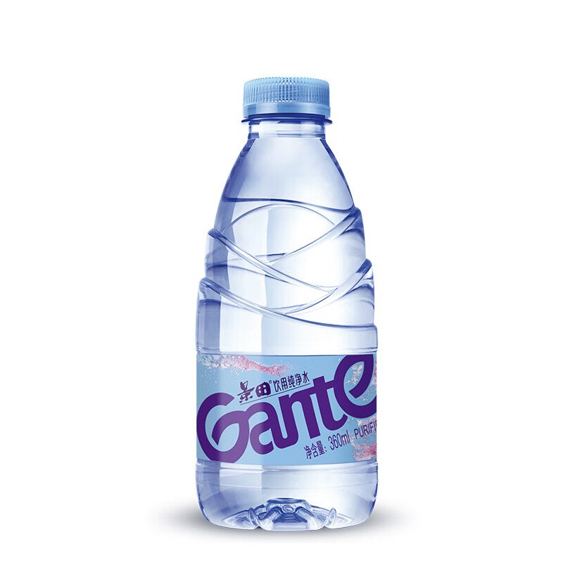 景田 饮用纯净水 360ml*24瓶 整箱装 会议办公饮用水 家庭健康饮用水高清大图