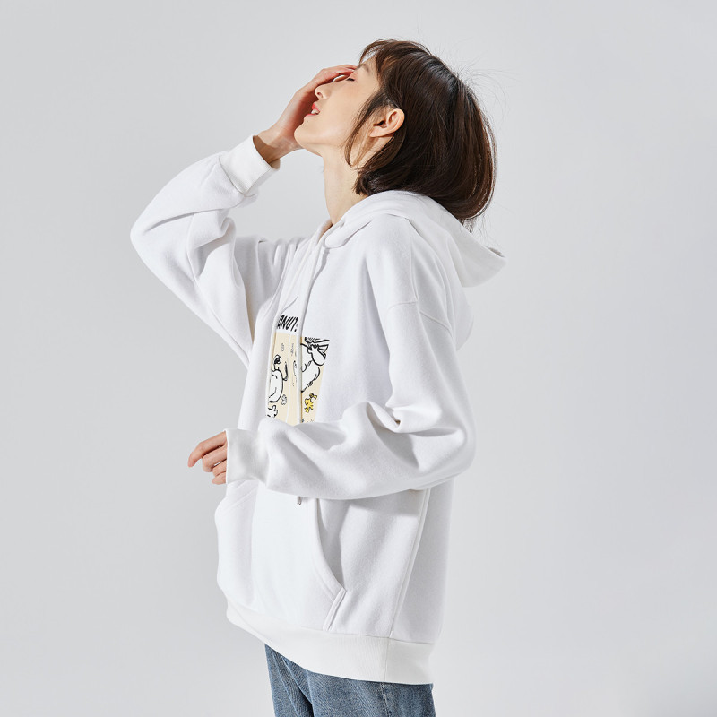 唐狮春季新款史努比联名圆领卫衣女宽松韩版设计感小众