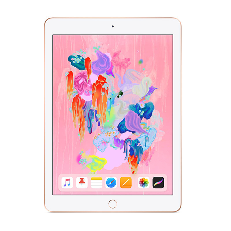 2018款 Apple iPad 9.7英寸 128GB WIFI版 平板电脑 MRJP2CH/A 金色高清大图