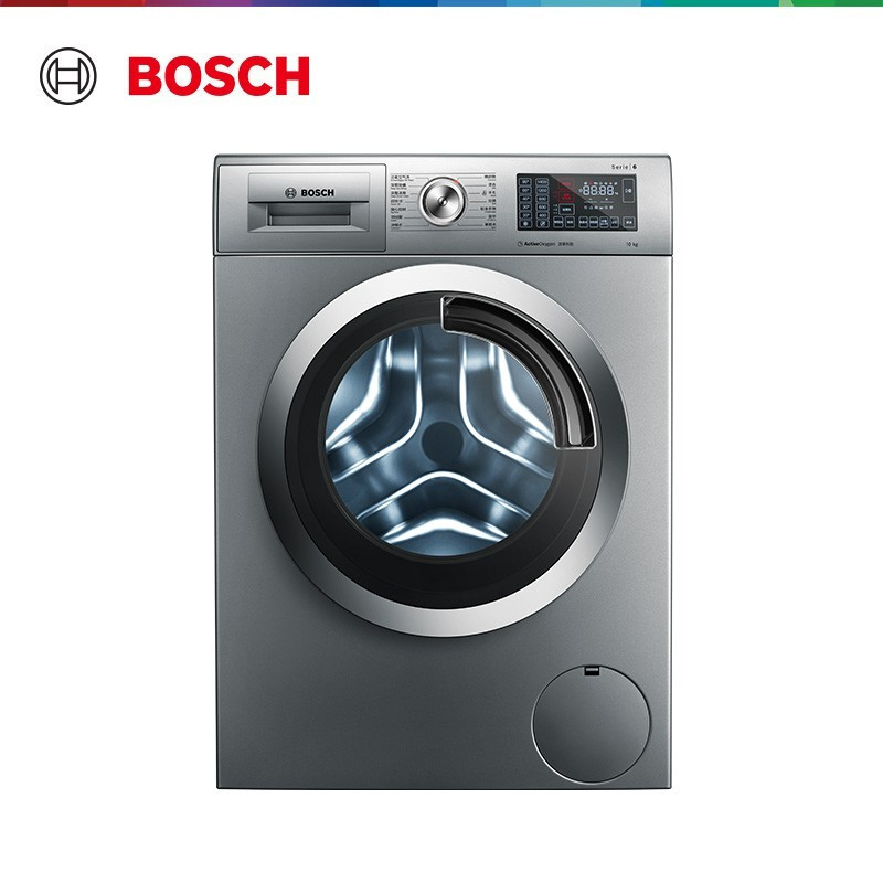 博世(BOSCH)[健康活氧]6系10公斤家用大容量1400转 高效智能除菌除螨除渍滚筒洗衣机WGA354B80W