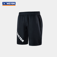 VICTOR威克多 羽毛球服 儿童速干衣透气针织运动短裤 R-22201 155CM R-22201/C（黑）