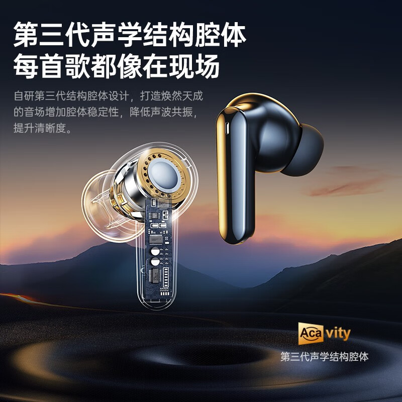 REMAX 智已ANC+ENC双降噪通话音乐耳机 CozyPods W7N Z高清大图