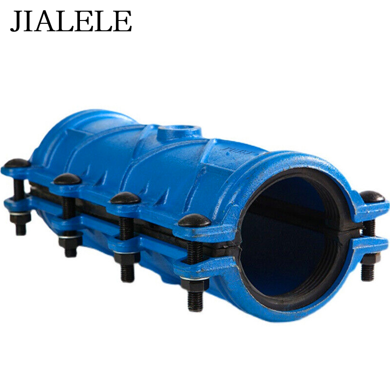 JIALELE球墨铸铁直管哈夫节(包塑料管)PE160×500高清大图