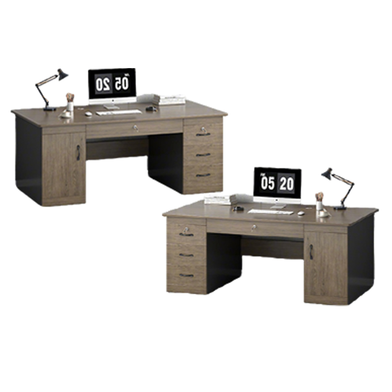 围达 电脑桌 四抽一门 张高清大图