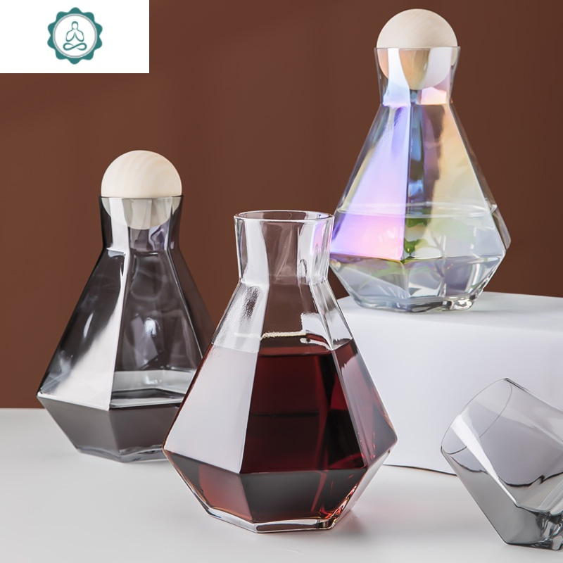 北欧水壶玻璃客厅家用冷水壶套装盛水容器透明装凉茶壶