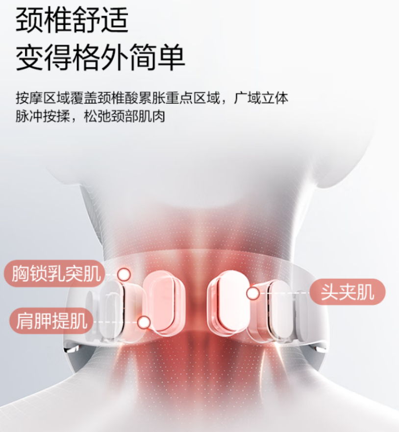SKG 颈椎按摩器 G5 颈部肩颈按摩仪高清大图