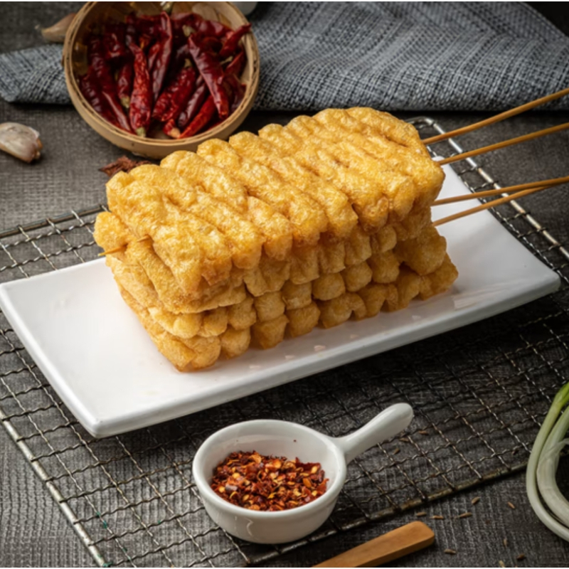 苏宁宜品兰花干500g豆腐串批发 火锅食材