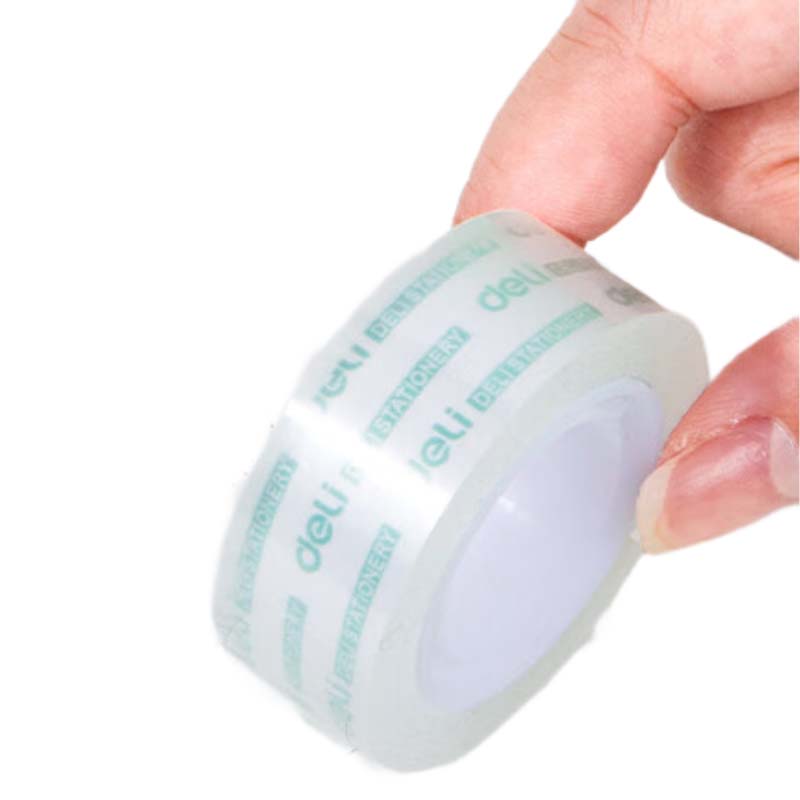 得力(deli) 30065文具胶带18mm*30y*38um(8卷/筒)高清大图