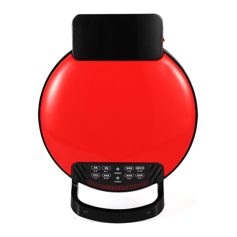 电饼铛家用双面加热电饼档自动断电恒温煎烤锅烙饼蛋糕机迷小型 红色大号