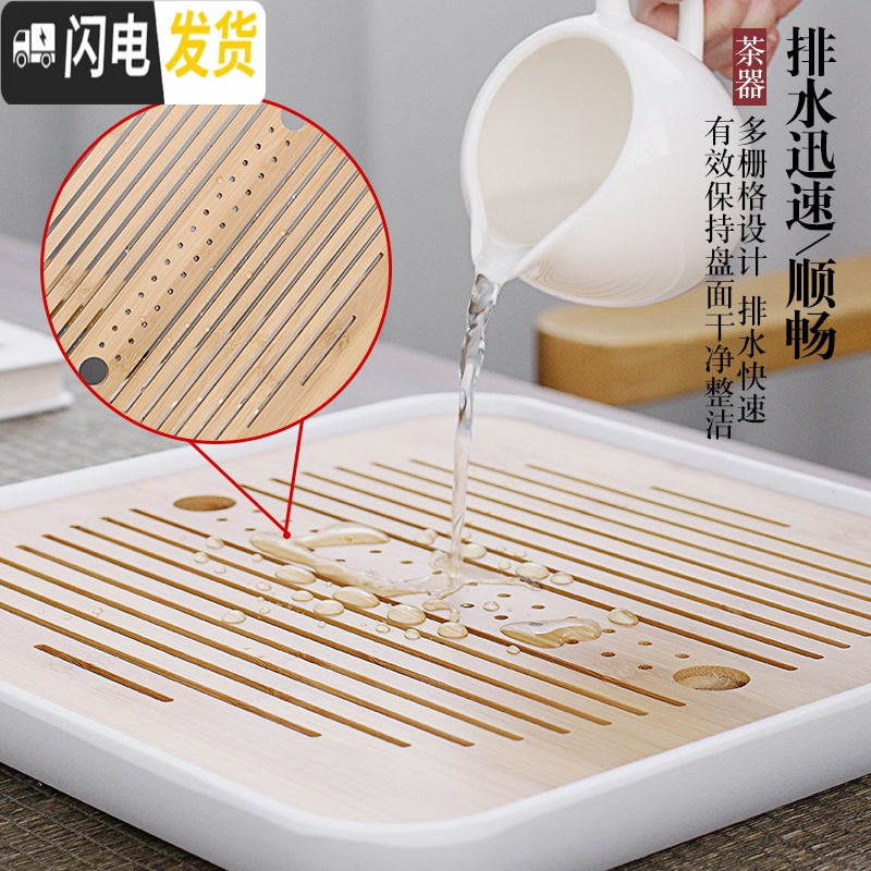三维工匠德化白瓷茶具套装整套功夫茶具陶瓷日式简约茶壶茶杯泡茶会客家用 盖碗/茶壶茶具套组(13头)