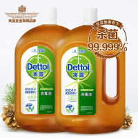 滴露(Dettol)消毒液1.8L*2 杀菌除螨儿童宝宝内衣家居室内环境消毒玩具洗衣机用杀灭螨虫除螨非84消毒水