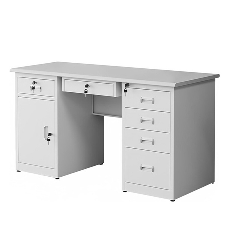 繁哲思钢制办公桌1400*700*750mm张高清大图