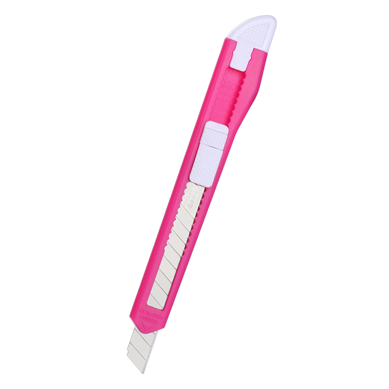 齐心(COMIX) 美工刀 B2825 9mm 多色 10把装高清大图