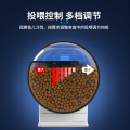 养鱼缸自动喂食器锦鲤观赏鱼小型喂鱼器水族箱智能定时乌龟投食器 默认尺寸 数显六档喂食器+配双食盒+血鹦鹉御用粮500g(2mm颗粒)