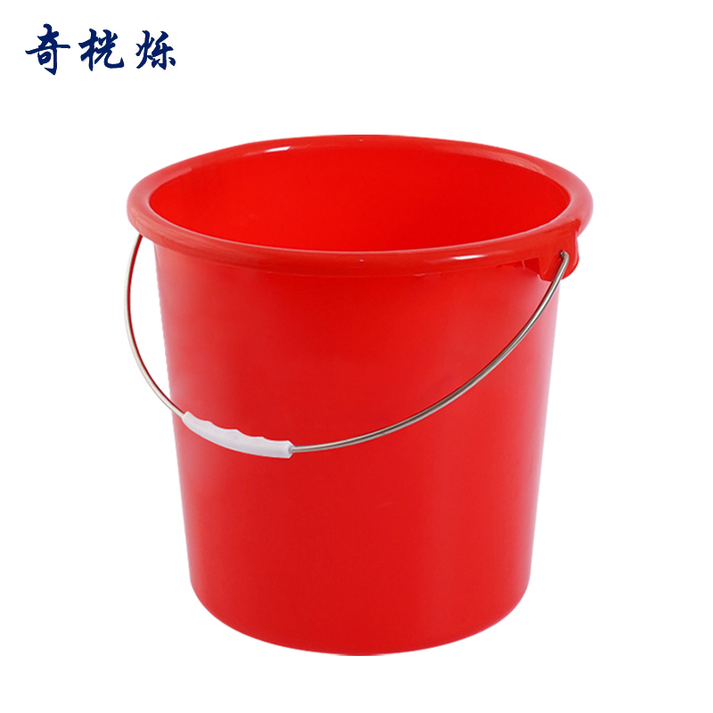 奇桄烁水桶塑料桶红色大号个高清大图