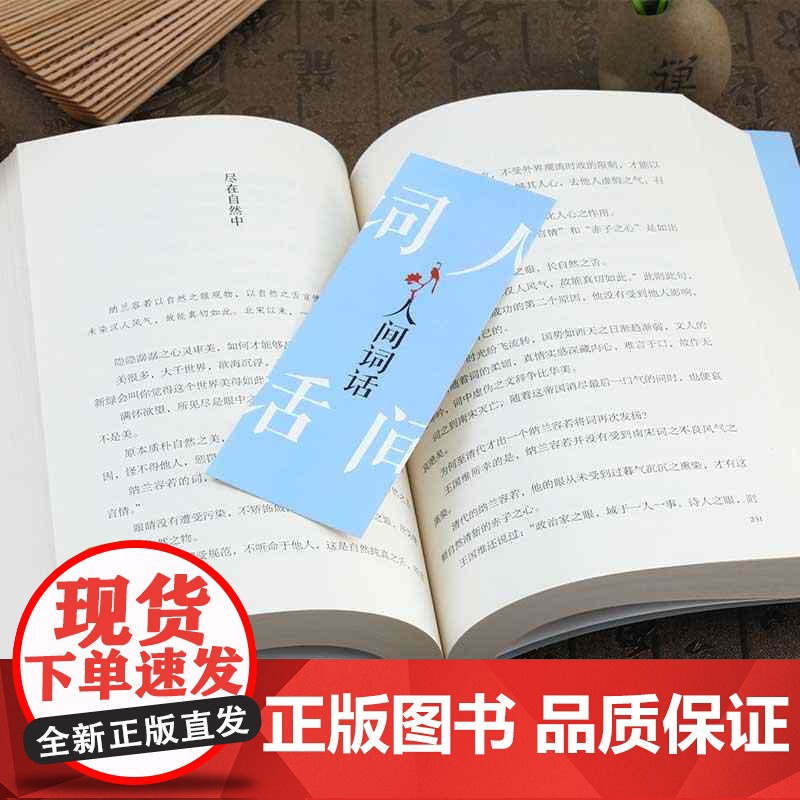 正版 人间词话:精编 鸿恩 主编 民主与建设出版社 中国古诗词 9787513921206 书籍高清大图